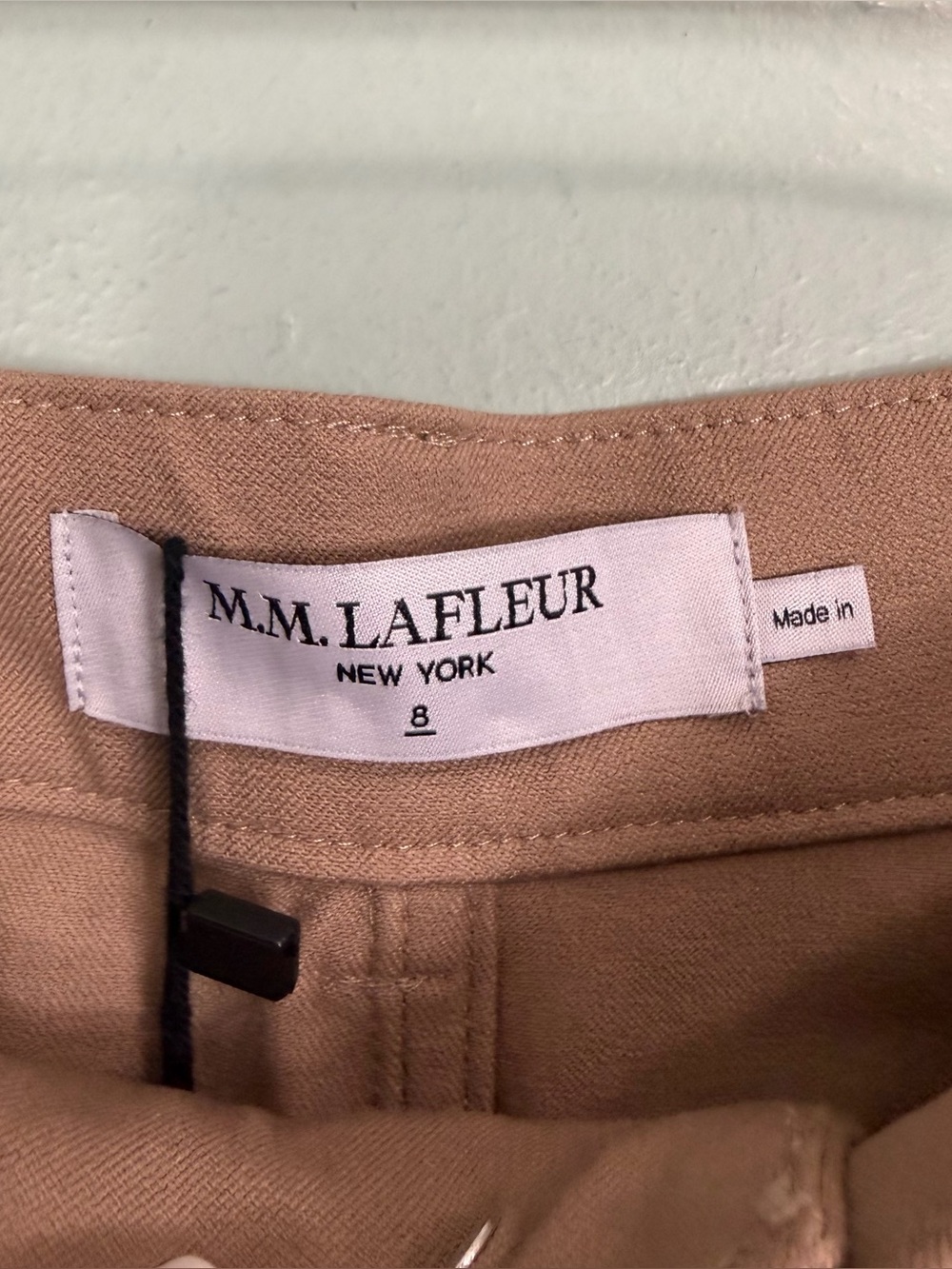 M.M. Lafleur The Milo Wide-
Leg Jean Eco Better Than Denim Tan Women Size 8 - Picture 6 of 12